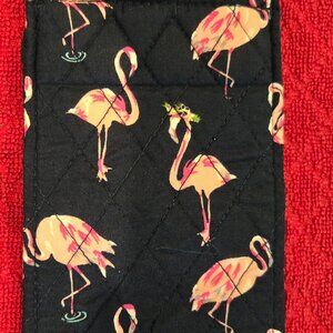 Vera Bradley Flamingo Fiesta Quilted Eye Glass Holder